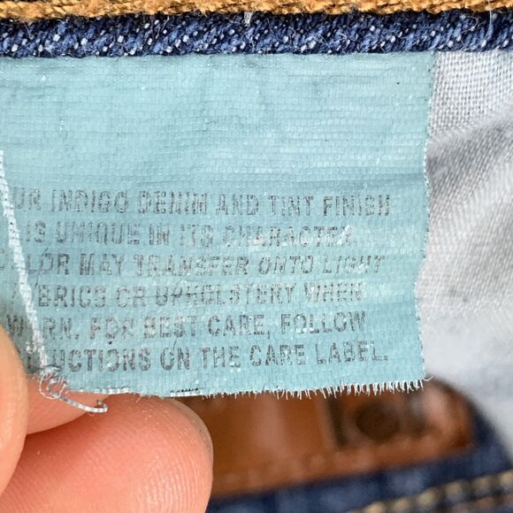 LEI Ashley Low Rise Slim Boot Womens Plus Jeans Size W40 x L30 Dark Wash Blue - Picture 7 of 8